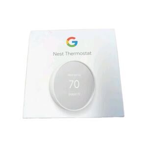 Google Nest Smart Thermostat, Snow - GA01334-US